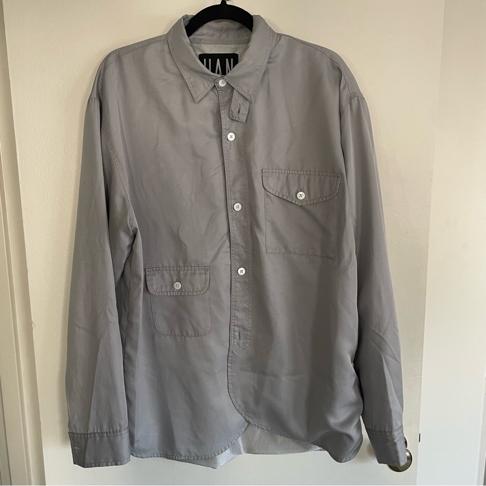 Han Kjobenhavn Grey Army Shirt size XL